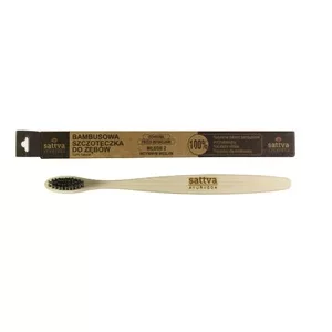 Sattva Bamboo Brush szczoteczka do zębów z włosia bambusowego Medium