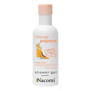Nacomi, żel pod prysznic pomarańcza i papaja, 300ml
