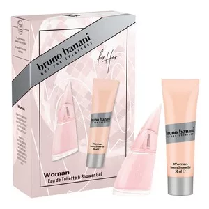 Bruno Banani Woman zestaw woda toaletowa spray 30ml + żel pod prysznic 50ml (W)