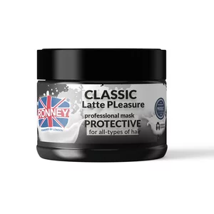 Ronney Professional Mask Classic Latte Pleasure Protective, Maska ochronna do każdego rodzaju włosów 300ml