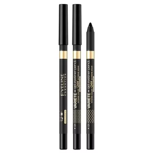 Eveline Variété, wodoodporna żelowa kredka do oczu, 01 black