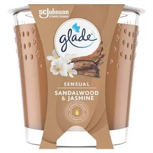 Glade Candle - Sensual Sandalwood & Jasmine, świeca zapachowa, 129g