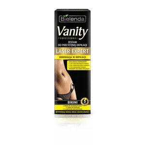 Bielenda Vanity Laser Expert Zestaw Do Precyzyjnej Depilacji Bikini, 100ml