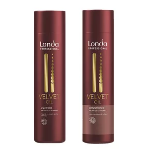 Londa Velvet Oil, zestaw regenerujący do włosów zniszczonych, szampon + odżywka