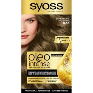 Syoss, Oleo Intense farba do włosów trwale koloryzująca z olejkami 6-10 Ciemny Blond