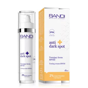 Bandi Anti Dark Spot, tonujący krem z filtrem SPF50, 50ml