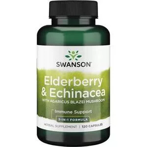 Swanson Czarny Bez Agaricus Echinacea 120kaps