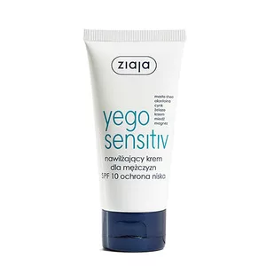 Ziaja Yego Sensitiv, krem nawilżający z filtrem SPF10 dla mężczyzn, 50ml
