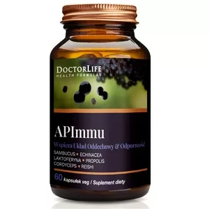Doctor Life APImmu suplement diety wspierający układ oddechowy i odporność 60 kapsułek