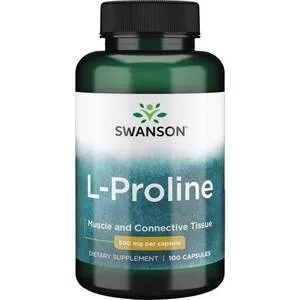 Swanson L-Prolina 500mg 100kaps
