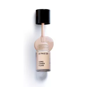 Paese, Long Cover Fluid podkład kryjący o przedłużonej trwałości 01 Jasny Beż 30ml
