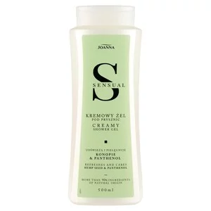 Joanna Sensual, kremowy żel pod prysznic, konopie, 500ml