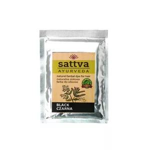 Sattva Natural Herbal Dye for Hair naturalna ziołowa farba do włosów Black 10g