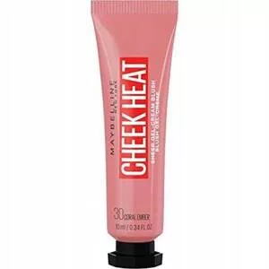 Maybelline New York Cheek Heat Nu, róż w płynie, 30 coral ember, 10ml