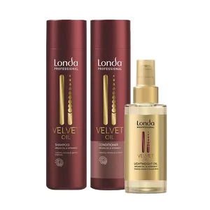 Londa Velvet Oil, zestaw regenerujący, szampon + odżywka + olejek