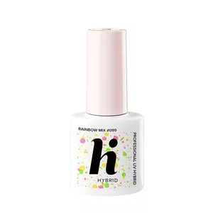 hi hybrid, lakier hybrydowy, 5ml, #099 Rainbow Mix