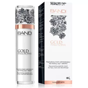 Bandi Gold Philosophy, peptydowy krem odmładzający do twarzy, szyi i dekoltu, 50ml