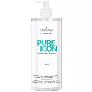 Farmona Professional Pure Icon, Multifunkcyjny żel micelarny do demakijażu twarzy i oczu, 500ml