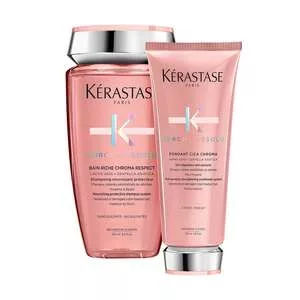 Kerastase Chroma Absolu Riche, zestaw do włosów koloryzowanych, szampon + odżywka