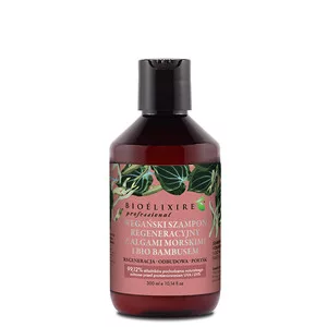 Bioelixire Professional Vegan, szampon z bio bambusem i algami morskimi, 300ml