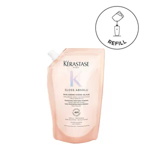 Kerastase Gloss Absolu, wzbogacona kąpiel, szampon do włosów grubych z tendencją do puszenia, 500ml refill