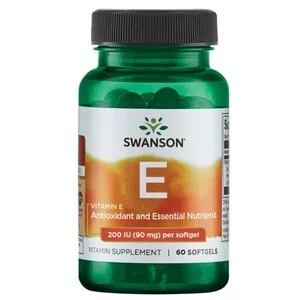 Swanson Witamina E 200IU 60 kaps