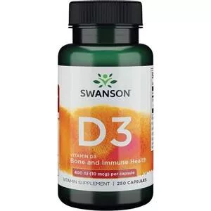 Swanson Witamina D-3 400IU 250kaps