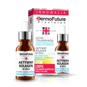 Dermofuture Active Collagen In Gel kuracja do twarzy z aktywnym kolagenem do skóry suchej i dojrzałej 20ml