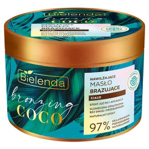 Bielenda Bronzing Coco Nawilżające Brązujące Masło Do Ciała, 200ml