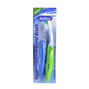 Active Oral Care Voyager Folding Travel Brush podróżne szczoteczki do zębów Medium 2szt.