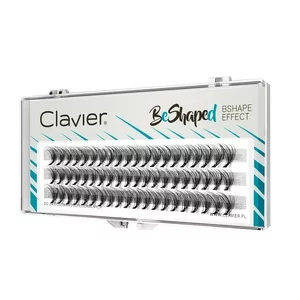 Clavier BeShaped jedwabne kępki rzęs skręt B 10D mix 9-10-11mm
