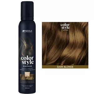 Indola Profession Color Style Mousse, pianka koloryzująca, ciemny blond, 200ml