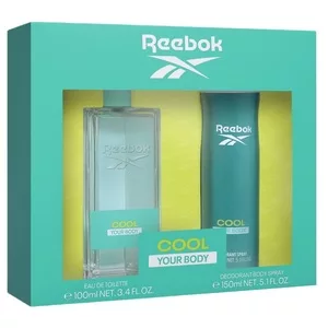 Reebok Cool Your Body Women zestaw woda toaletowa spray 100ml + dezodorant spray 150ml (W)