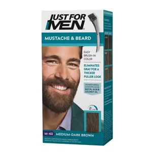 Just For Men, żel koloryzujący do brody, wąsów, baków, M-40, średni ciemny brąz
