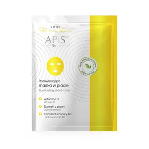 Apis Rozświetlająca maska w płacie, 20g
