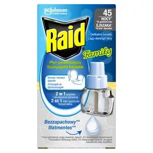 Raid Family, płyn owadobójczy przeciw komarom, bezzapachowy, 1szt.
