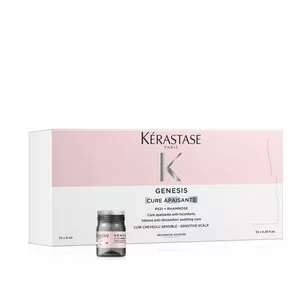 Kerastase Genesis, intensywna kuracja, wcierka kojąca dla wrażliwej skóry głowy, ampułki, 10x6ml