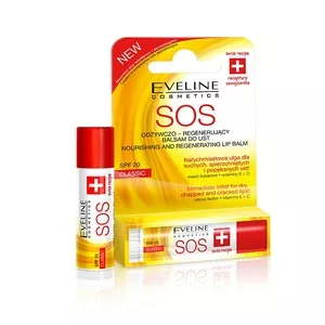 Eveline S.O.S., odżywczo-regenerujący balsam do ust