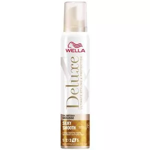 Wella Deluxe Silky Smooth, wygładzająca pianka do włosów, ekstra mocna, 200ml
