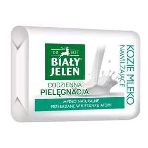 Biały Jeleń Hipoalergiczne mydło naturalne z kozim mlekiem i lnem 100g