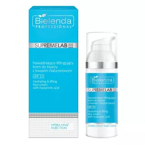 Bielenda Professional Supremelab, Hydra-Hyal2, krem do twarzy z kwasem hialuronowym SPF 15, 50ml