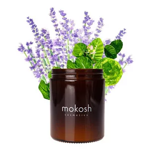 Mokosh, zapachowa świeca sojowa, Sielska łąka, 140g