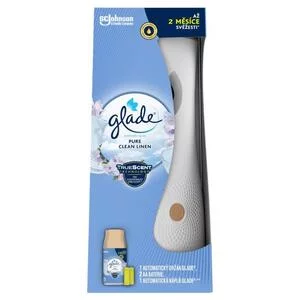 Glade Pure Clean Linen - automatyczny odświeżacz powietrza, 269ml