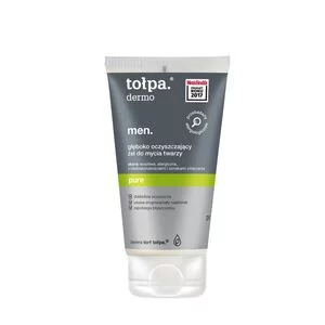 Tołpa Dermo Men, pure głęboko oczyszczający żel do mycia twarzy, 150ml