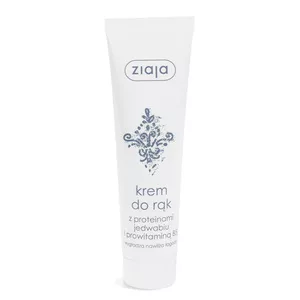 Ziaja Jedwab, krem do rąk z proteinami jedwabiu i prowitaminą b5, 100ml