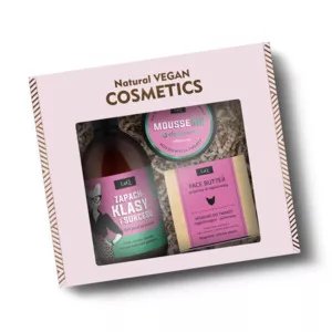 LaQ Magnolia, zestaw: żel 500ml + mus do twarzy 40g + masełko do twarzy 40g