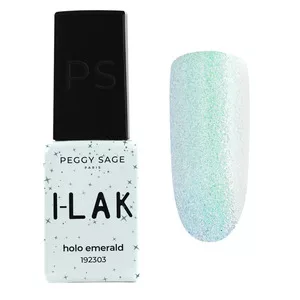 Peggy Sage I-LAK, lakier hybrydowy, holo emerald, 5ml