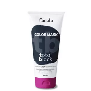 Fanola Color Mask, maska koloryzująca, 200ml, Total Black