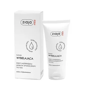 Ziaja Med Kuracja wybielająca, krem przeciw zmarszczkom na noc, 50ml