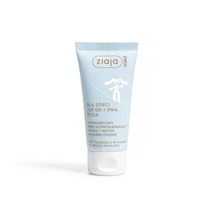 Ziaja Med dla dzieci, hipoalergiczny krem ultrapielęgnujący do buzi i rączek na każdą pogodę, 50ml